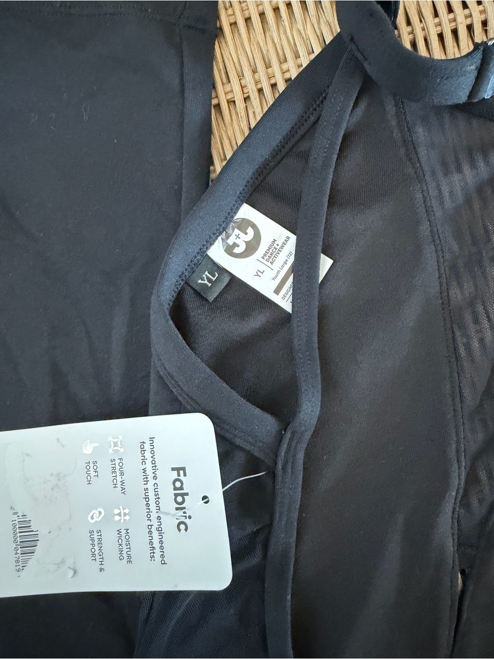 JO+JAX NWT Black Plunge Neck Uni - Picture 5 of 5
